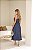 Vestido midi em jeans com alças finas - Imagem 2