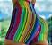 Shorts fitness levanta bumbum estampa multi colors - Imagem 2