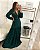 Vestido longo Thássia - Verde esmeralda - Imagem 1