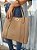 Bolsa Love com fivela dourada - Nude - Imagem 3