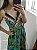 Vestido longo com estampa floral - Verde - Tamanho P - Imagem 4