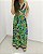Vestido longo com estampa floral - Verde - Tamanho P - Imagem 2