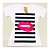 T-shirt estampada - Boca + listras - Imagem 1