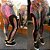 Legging fitness snake com detalhe em tela na lateral - Imagem 1