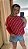 Poncho em tricot color three - Imagem 10