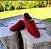 Loafer em nobuck vermelho - Imagem 2