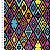 Africana Colorida DESENHO DIGITAL 9100-360 Tricoline 100% Algodão (0,50 compr. x largura 1,50m) - Imagem 1