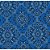 Bandana Azul Royal DESENHO 2272-09 Tricoline 100% Algodão (0,50 compr. x largura 1,50m) - Imagem 1