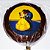 Pirulito BELA E A FERA de chocolate personalizado - Imagem 1