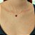 Colar Silicone Coração Vermelho Em Prata – Joia em Prata 925 de Qualidade - Imagem 2