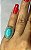 Anel de Prata com Pedra Natural Azul Turquesa - Elegância e Beleza em Suas Mãos - Imagem 1