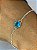 Pulseira De Prata Zircônia Azul Beleza E Estilo – Joia em Prata 925 de Qualidade - Imagem 1