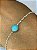Pulseira De Prata Com Pedra Natural Turquesa – Joia em Prata 925 de Qualidade - Imagem 1