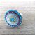 Anel De Prata Com Ouro Branco Mandala Florin Blue – Joia em Prata 925 de Qualidade - Imagem 1