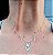 Colar De Prata Choker Ele Me Proteje Embaixo De Suas Asas – Joia em Prata 925 de Qualidade - Imagem 1