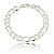 Pulseira De Prata 3X1 Fígaro Grossa – Joia em Prata 925 de Qualidade - Imagem 1