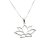 Colar Flor Lotus 45 cm em Prata 925 - Imagem 1