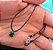 Choker De Prata E Courinho Verde Esmeralda  – Joia em Prata 925 de Qualidade - Imagem 1