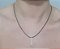 CHOKER DE PRATA E COURINHO SAÚDE 45CM - Imagem 2