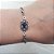 Pulseira De Prata De Bali Latifa Azul Safira – Joia em Prata 925 de Qualidade - Imagem 2