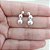 BRINCO DE PRATA EAR CUFF BOLINHAS - Imagem 1