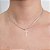 Choker De Prata E Courinho Cruz 40Cm – Joia em Prata 925 de Qualidade - Imagem 1