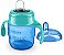 Copo Classic Spout Cup Azul, Bico Silicone 200ml, 6m+, Avent - Imagem 2