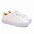 Tênis Feminino Branco Casual Com Cadarço - Imagem 10