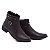 Bota Feminina Preta Cano Curto Ankle Boot - Imagem 7