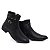 Bota Feminina Preta Cano Curto Ankle Boot - Imagem 1