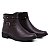 Bota Feminina Preta Cano Curto Ankle Boot - Imagem 9