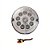 Lanterna Traseira Luz de Ré Caminhão Ônibus Ø15.5cm LED CR 24volts - KIT - Imagem 1