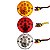 KIT 3 Lanterna Traseira Ônibus Caminhão 155mm 10 LED 12V + Conector - Imagem 1