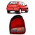 KIT Lanterna Traseira Gol Bola G2 1995 1996 1997 1998 1999 + Neblina - Imagem 4