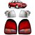 KIT Lanterna Dianteira Cristal e Traseira Gol Bola G2 1995 1996 1997 1998 1999 - Imagem 1