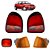 KIT Lanterna Dianteira Âmbar Neblina Traseira Gol Bola G2 1995 1996 1997 1998 1999 - Imagem 1