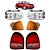 KIT Farol Lanterna Dianteira Âmbar Traseira Gol Bola G2 1995 1996 1997 1998 1999 - Imagem 1