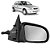 Retrovisor com Controle Corsa Sedan Classic 93 94 95 96 97 98 99 2000 2001 2002 Lado Direito - Imagem 1