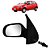 PAR Retrovisor Palio Fire 2001 2002 2003 com Controle 2 Portas - Imagem 2