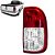 Lanterna Traseira Saveiro G3 2003 2004 2005 Cristal LD - Imagem 1