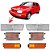 KIT Lanterna Dianteira Golf Mexicano 1994 1995 1996 1997 1998 +Defletor +Lateral Âmbar - Imagem 1