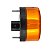 KIT Lanterna Dianteira Ônibus 70mm Led 12V AM +conector - Imagem 3