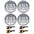 KIT 4 Lanterna Traseira Ônibus Caminhão 70mm 4 Led +Con. Ré - Imagem 1