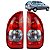 PAR Lanterna Traseira Corsa Hatch 4 Portas Pick Up Wagon 2000 2001 2002 - Imagem 4