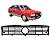 Grade Gol Voyage Parati Saveiro 1991 1992 1993 1994 PRETA Sem Emblema - Imagem 1