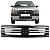 Grade Dianteira Uno 2009 10 11 12 13 Friso Preto +Emblema - Imagem 1