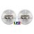 KIT 2 Lanterna Vigia Ônibus 70mm LED BIVOLT Cristal - Imagem 1