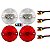 KIT 4 Lanterna Vigia Ônibus 70mm LED BIVOLT +Conector - Imagem 1