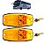 KIT 2 Lanterna Lateral Ônibus Marcopolo G7 5 LED Bivolt +Conector - Imagem 1