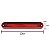 Lanterna Brake Light Ônibus Torino Volare Neobus 6 LED 12V - Imagem 3